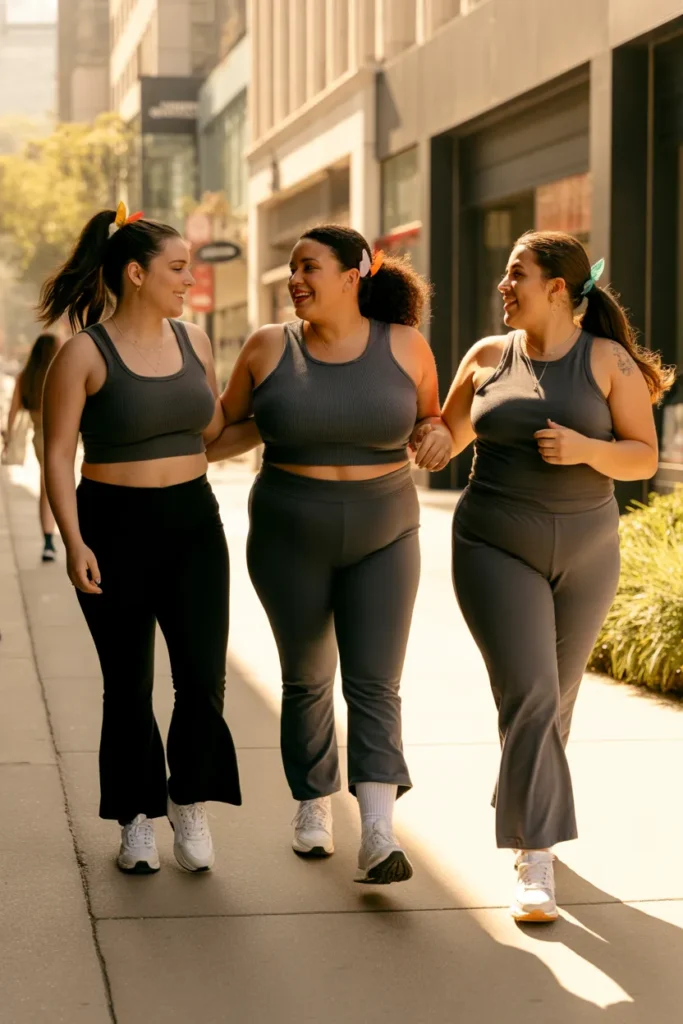 2000s activewear fashion trend comeback flare leggings outfits 2026
