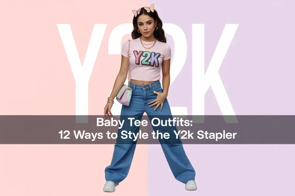 Baby Tee Outfits 12 Ways to Style the Y2K Staple