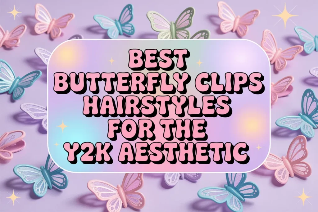 Best Butterfly Clips Hairstyles for the Y2K Aesthetic