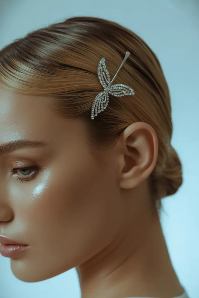 Butterfly hair clip 2000s fashion trend comeback styled for 2026