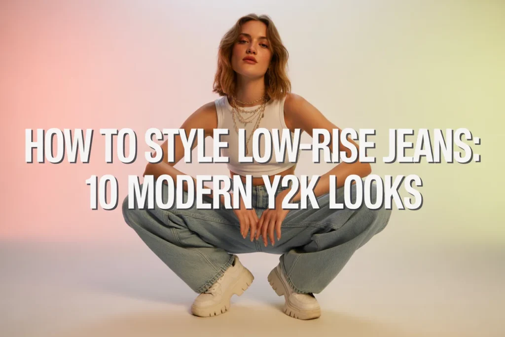 How to Style Low-Rise Jeans 10 Modern Y2K Looks