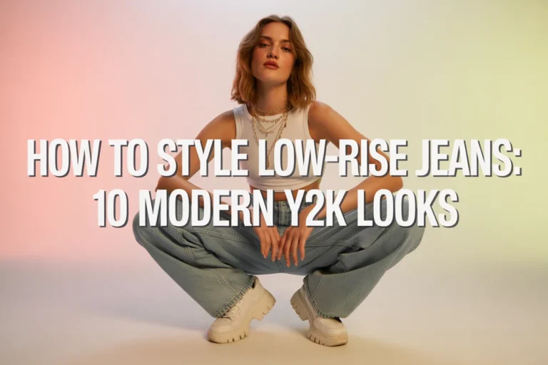 How to Style Low-Rise Jeans 10 Modern Y2K Looks