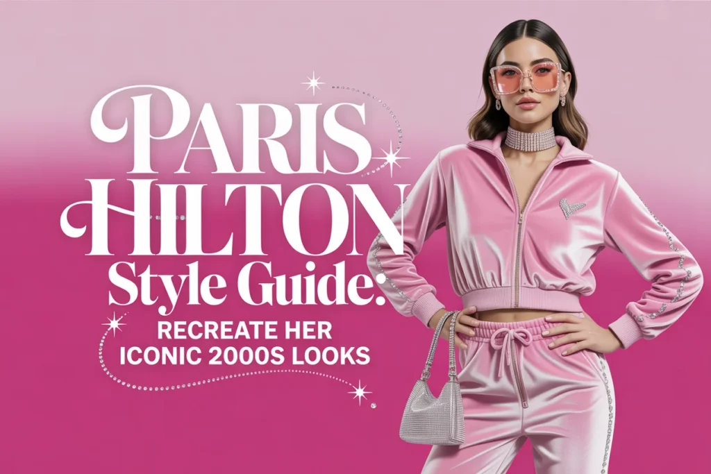 Paris Hilton Style Guide Recreate Her Iconic 2000s Looks featured image with pink Y2K fashion aesthetic