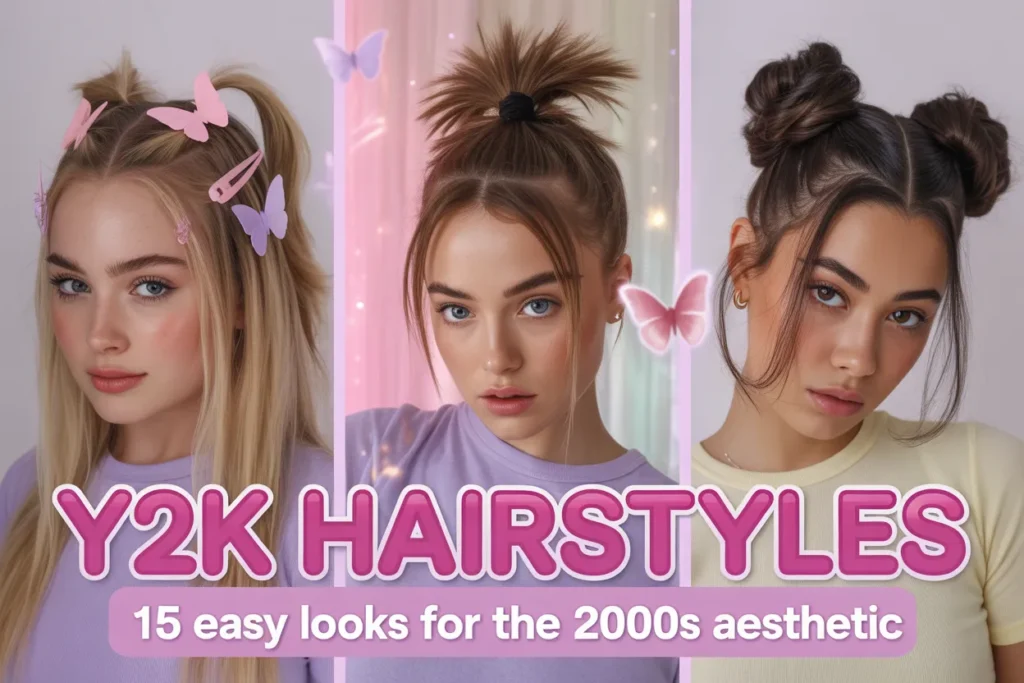 Y2K Hairstyles 15 Easy Looks for the 2000s Aesthetic