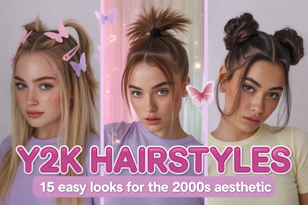 Y2K Hairstyles 15 Easy Looks for the 2000s Aesthetic